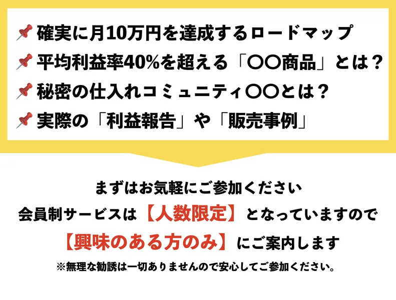 「商品リサーチシステム」でプロが売れる商品を代わりに目利きして用意すると説明する広告ページ