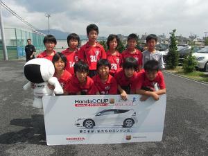夙川サッカークラブ チーム写真
