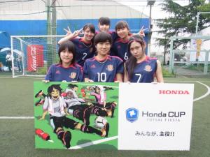 貞静学園高等学校 女子フットサル部A チーム写真
